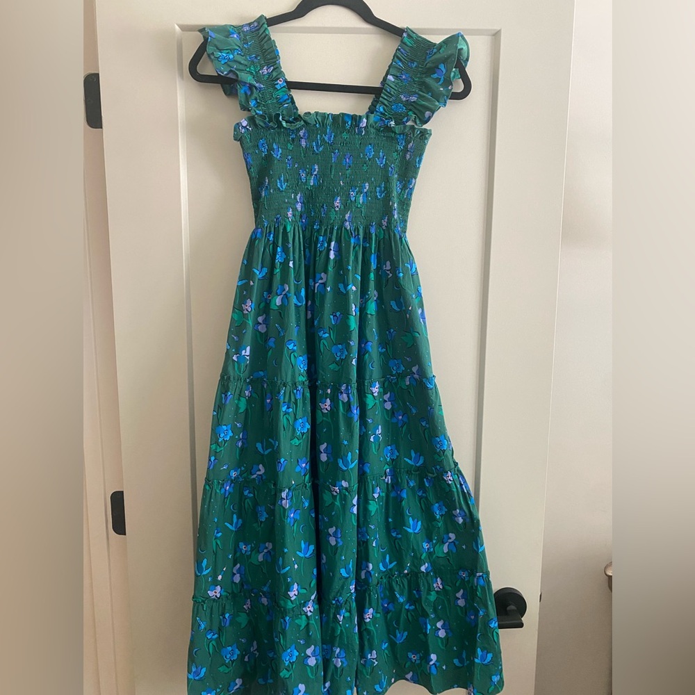 Hill House green nap dress